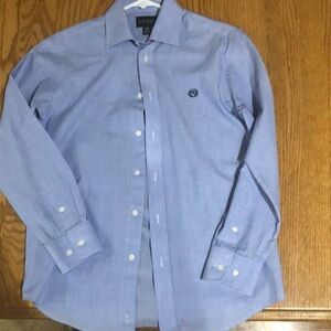 Ralph Lauren powder blue button down shirt